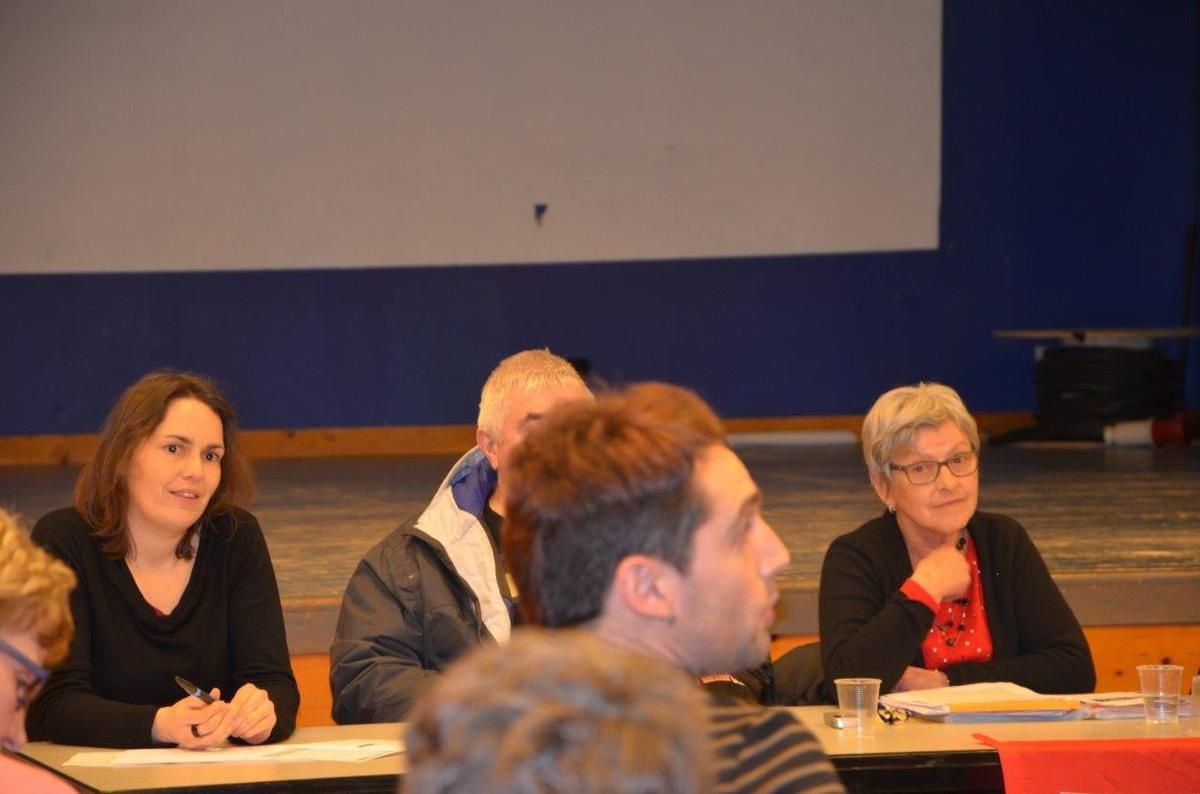 Réunion publique des candidats du Front de Gauche à Lanmeur le mercredi 25 février: les photos de Pierre-Yvon Boisnard
