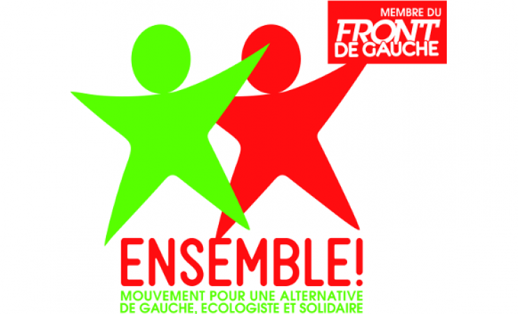 Déclaration du PCF et d'Ensemble! : face à la droite et l'extrême-droite, ensemble en campagne avec Jean-Luc Mélenchon!