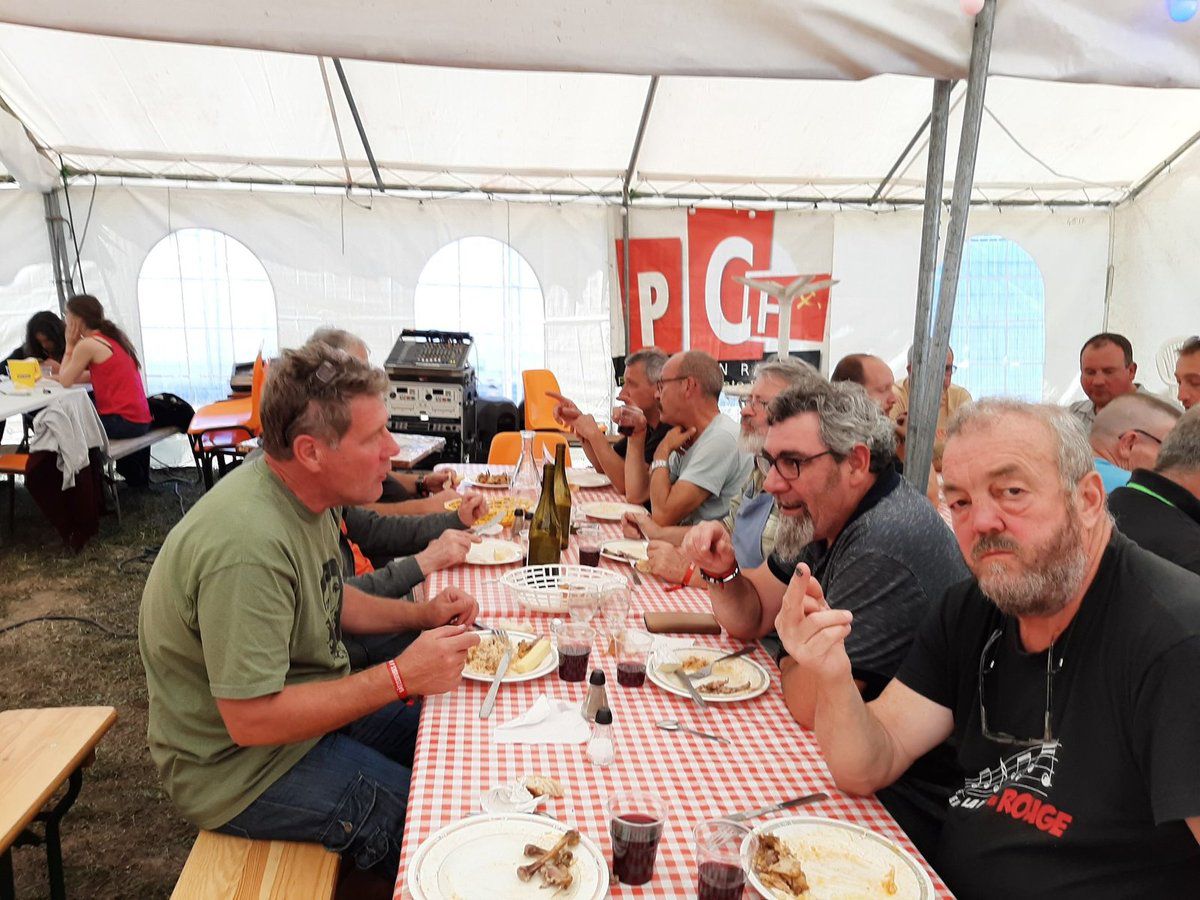 Fête de l'Huma 2019, stand du Finistère, du montage aux 3 jours de fête - suppléments de photos (Michel Tudo)