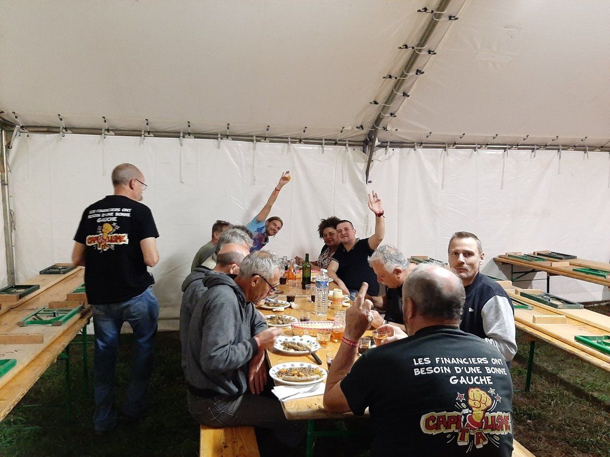 Fête de l'Huma 2019, stand du Finistère, du montage aux 3 jours de fête - suppléments de photos (Michel Tudo)