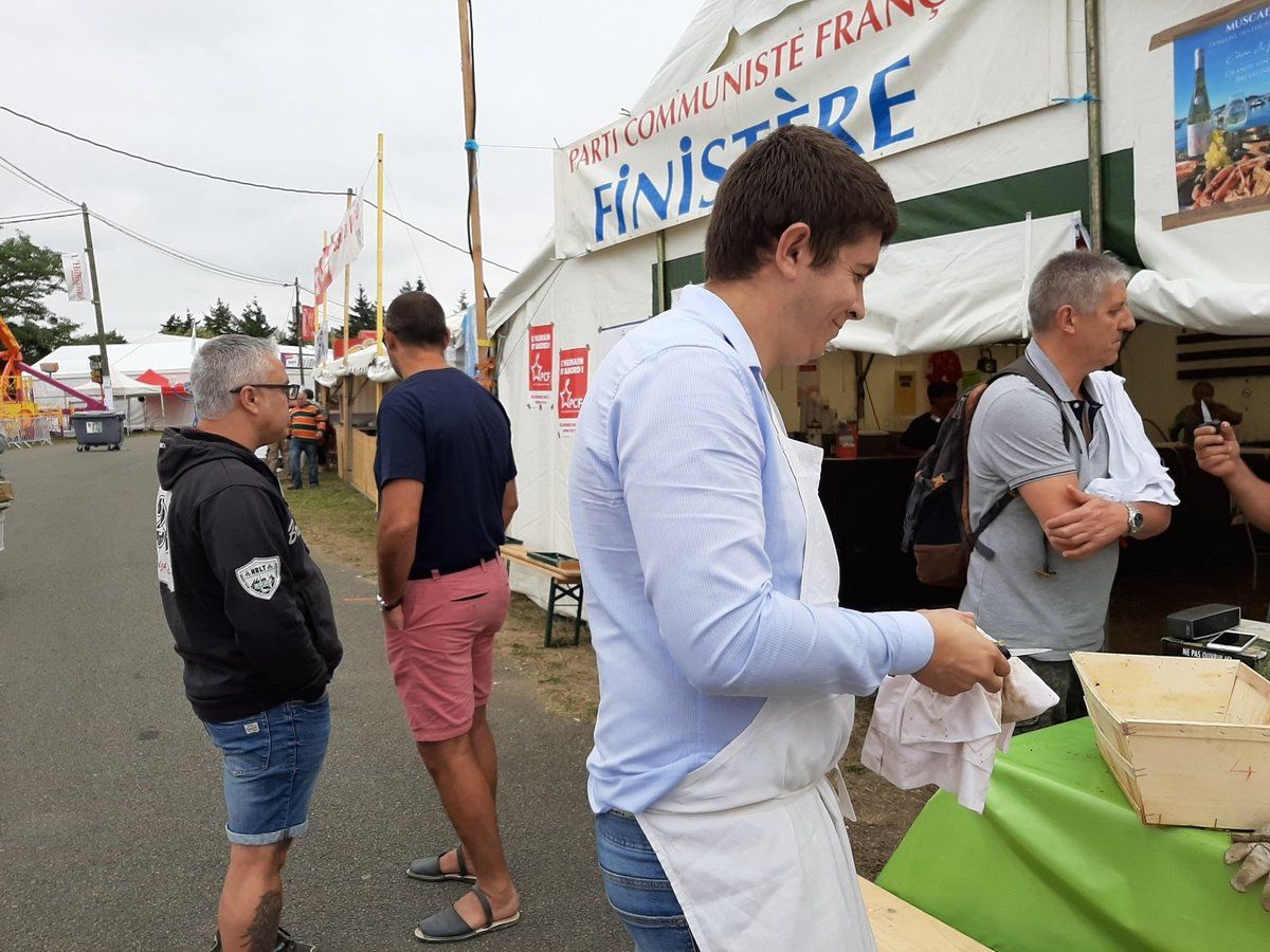 Fête de l'Huma 2019, stand du Finistère, du montage aux 3 jours de fête - suppléments de photos (Michel Tudo)