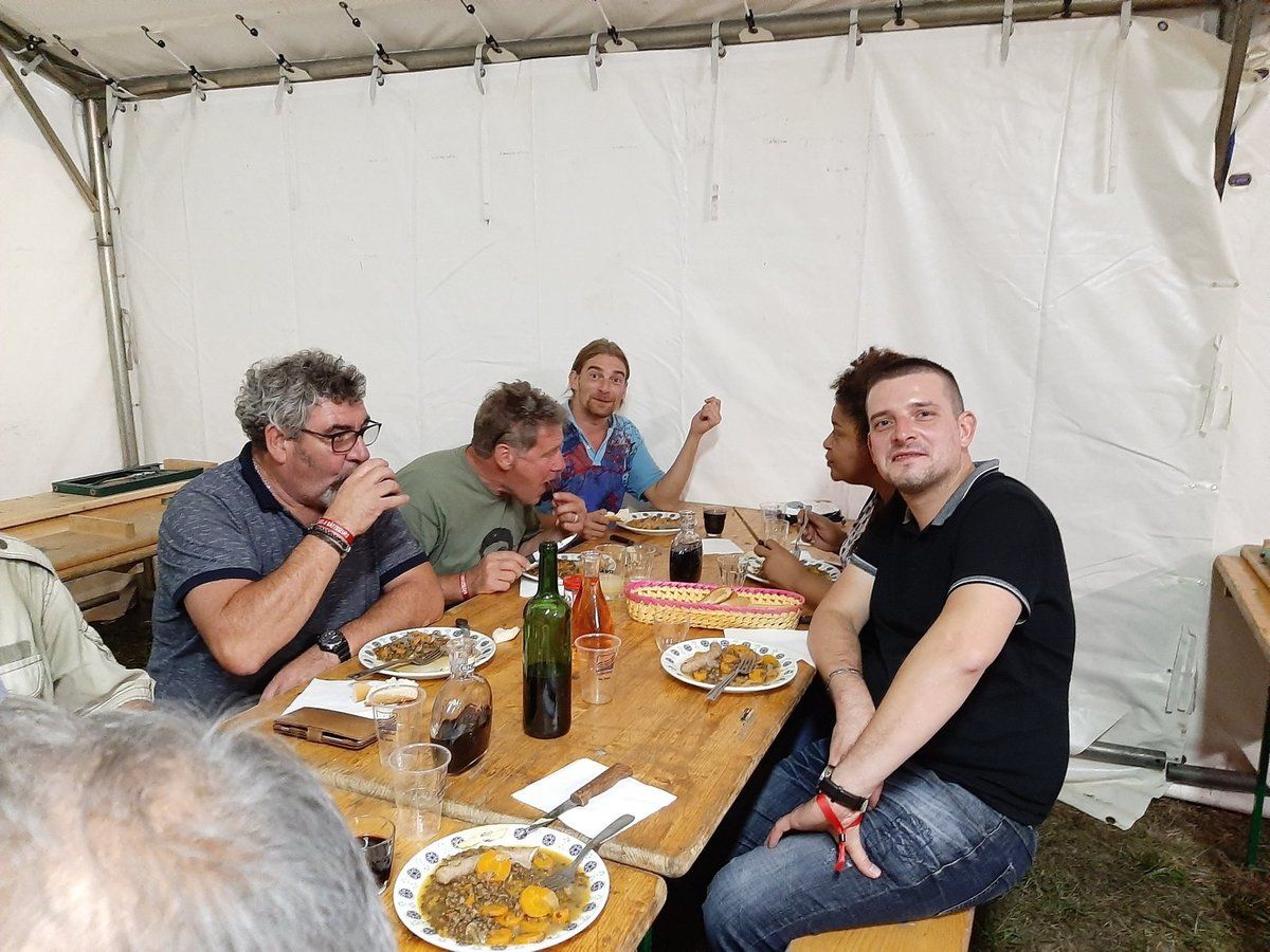 Fête de l'Huma 2019, stand du Finistère, du montage aux 3 jours de fête - suppléments de photos (Michel Tudo)