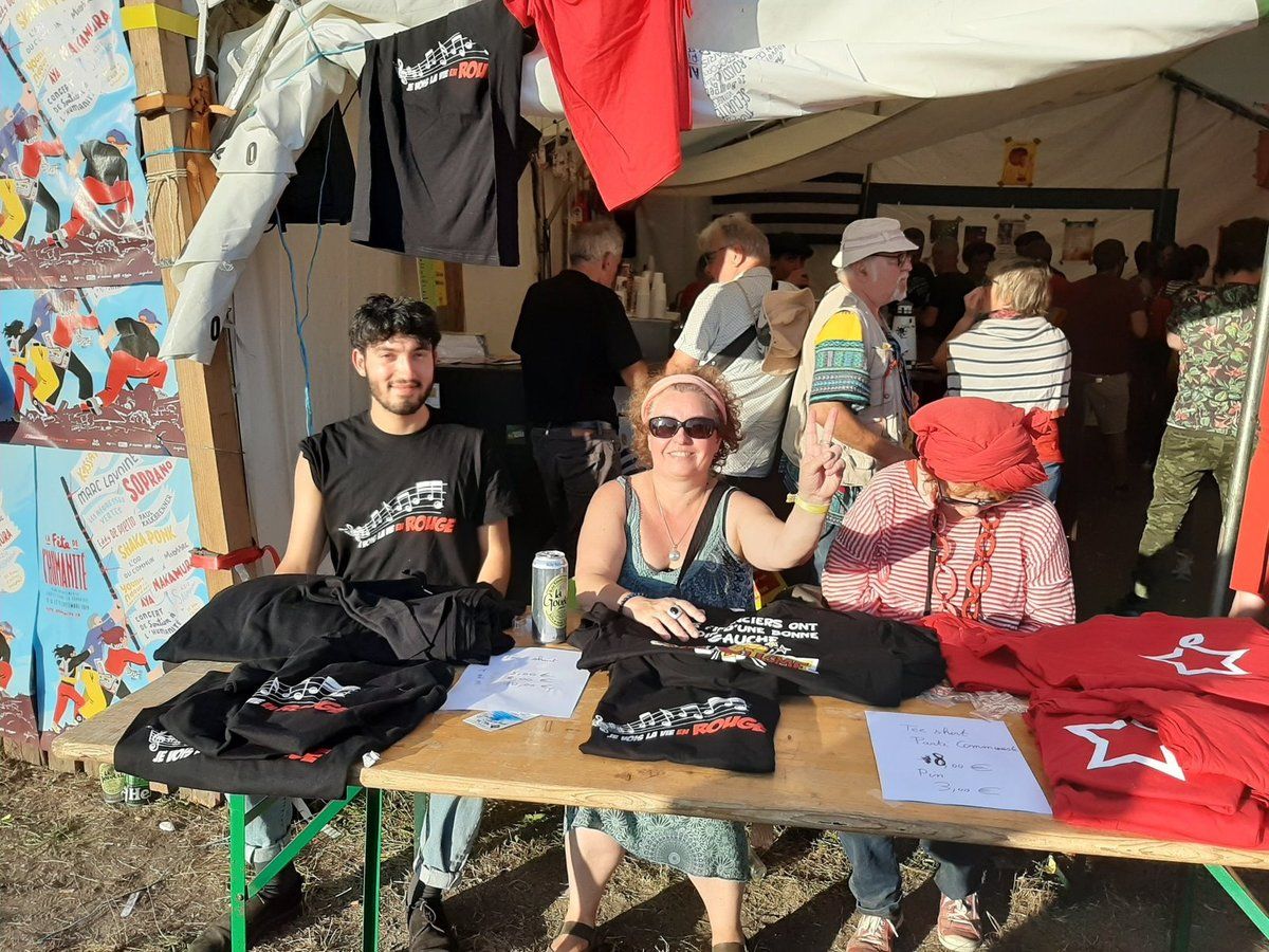 Fête de l'Huma 2019, stand du Finistère, du montage aux 3 jours de fête - suppléments de photos (Michel Tudo)