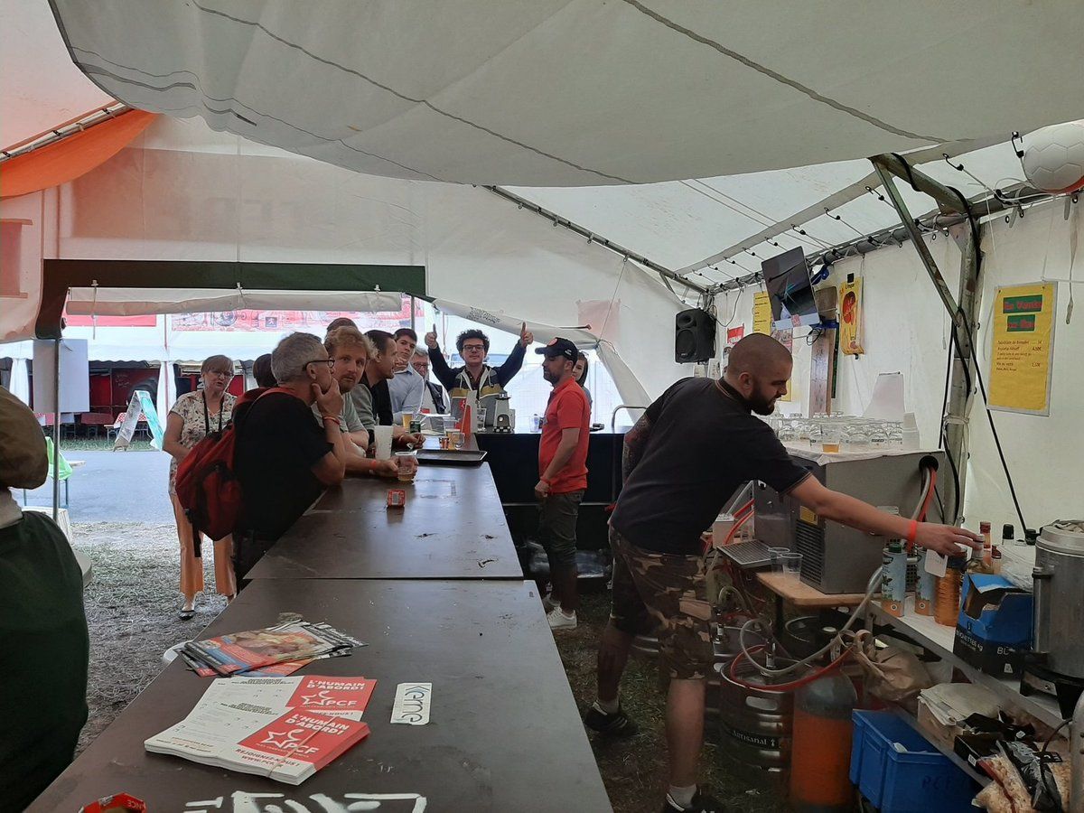 Fête de l'Huma 2019, stand du Finistère, du montage aux 3 jours de fête - suppléments de photos (Michel Tudo)