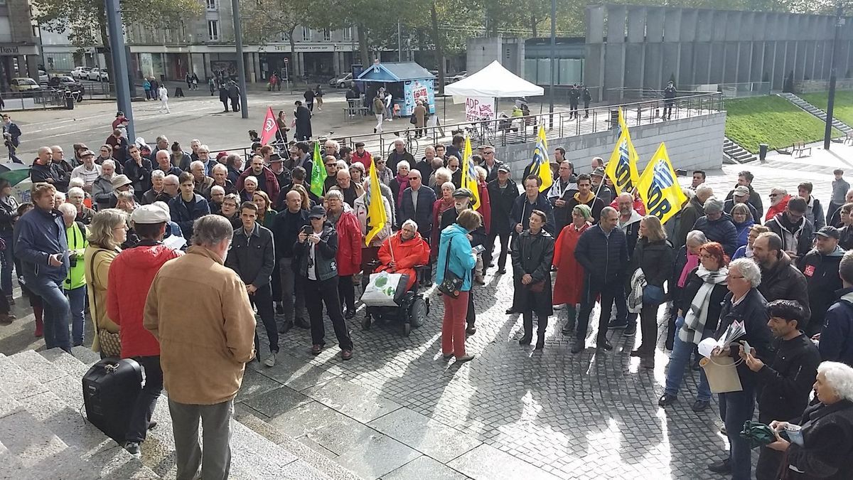Brest. 150 militants rassemblés pour dire non à la guerre d’Erdogan