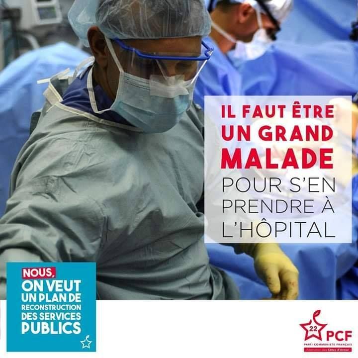Santé / Hôpitaux: le plan d'urgence des parlementaires du Parti communiste
