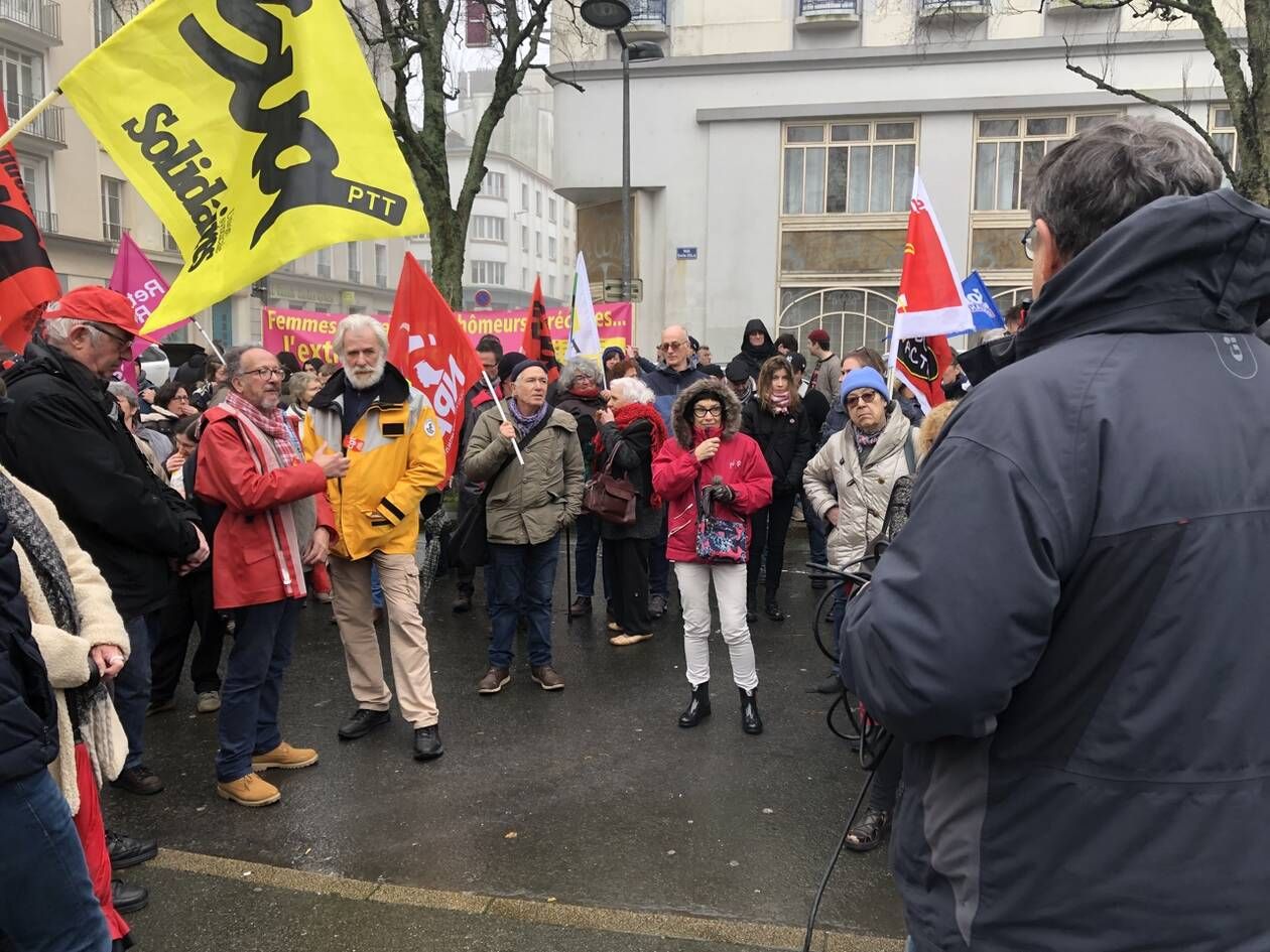 Le Pen n'était pas la bienvenue à Brest - 200 personnes pour dire non à Marine Le Pen (Ouest-France, 30 janvier 2020)