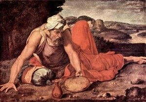 Elie veut se laisser mourir. Et le Seigneur lui demande de vivre et de manger