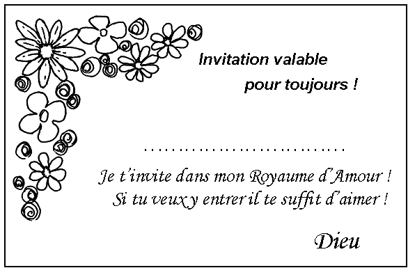 Invitation à la messe