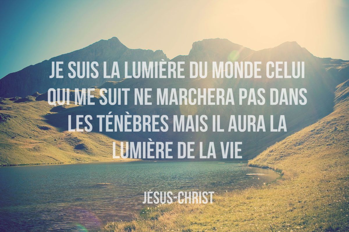 Jésus est la lumière du monde