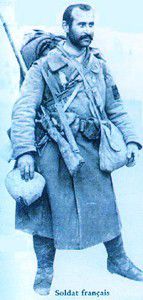 un soldat français de la Grande guerre
