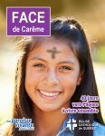 face de carême : souriante, joyeuse, lumineuse