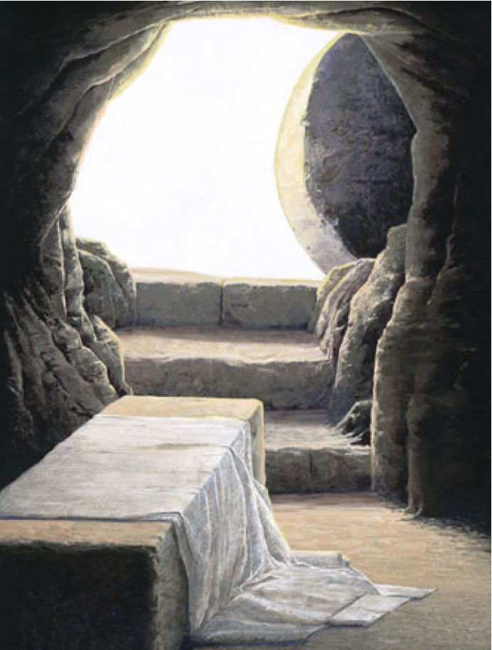 Le tombeau de Jésus est vide