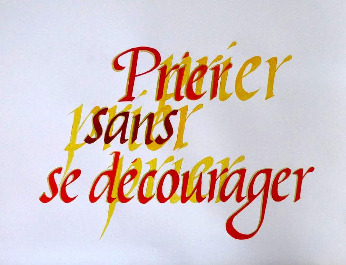 Prier sans se décourager