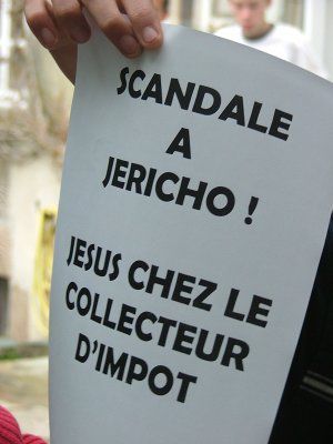 récriminations contre Jésus qui va chez un pécheur, Zachée
