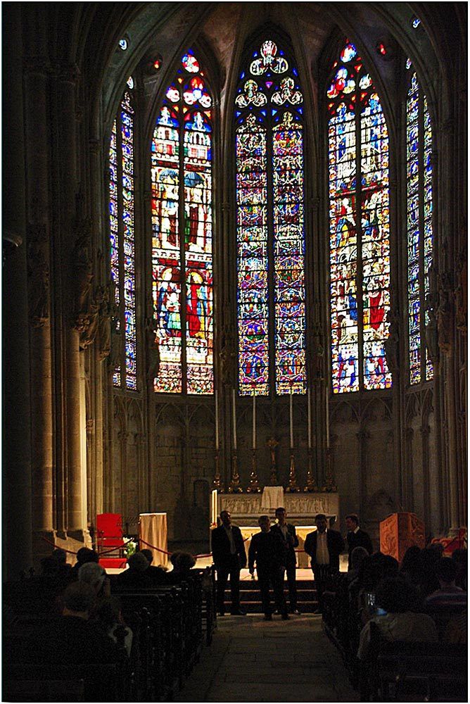 Carcassonne - cité médiévale - basilique Saint Nazaire