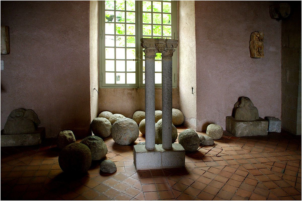 Carcassonne - Chateau Comtal - le musée lapidaire