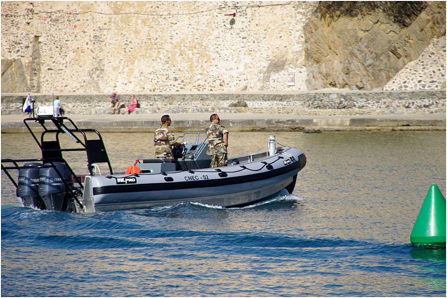 Collioures - patrouille en mer Collioures - patrouille en mer