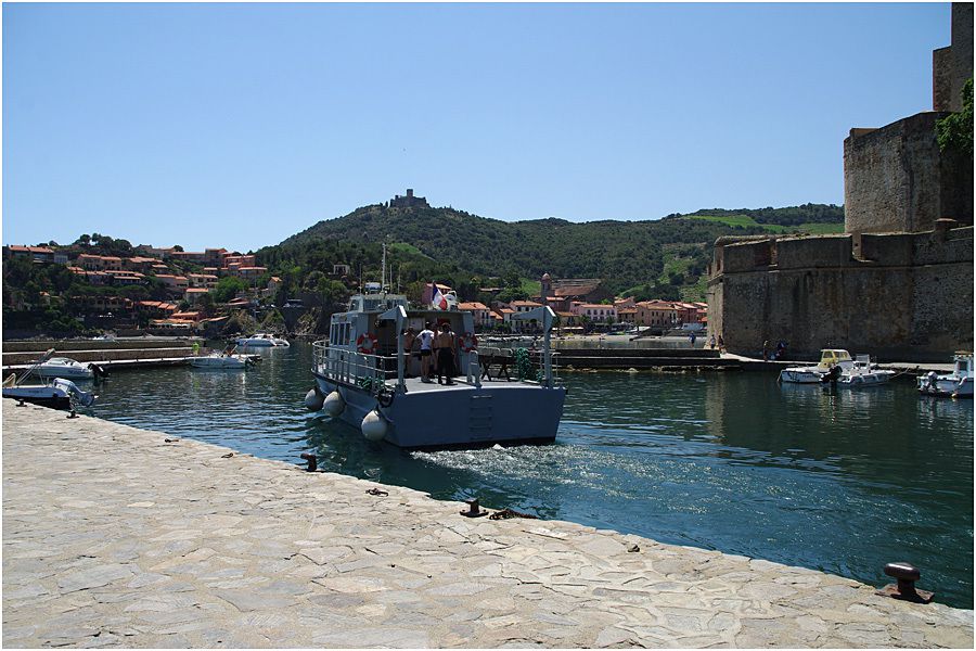 Collioure -départ en patrouille Collioure -départ en patrouille