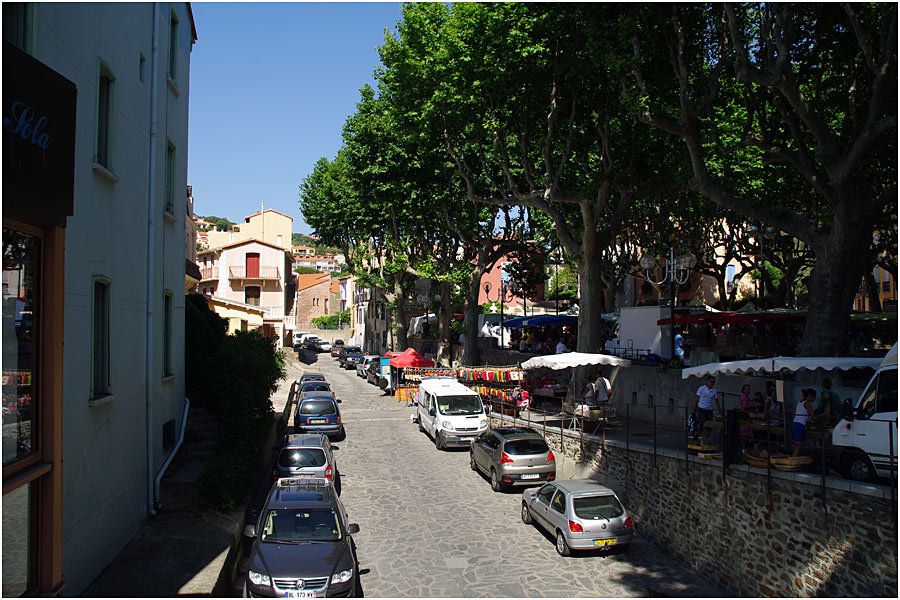 Collioure - le marché du mercredi