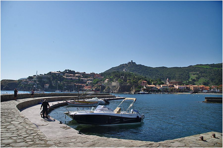 les quais du port de Collioure