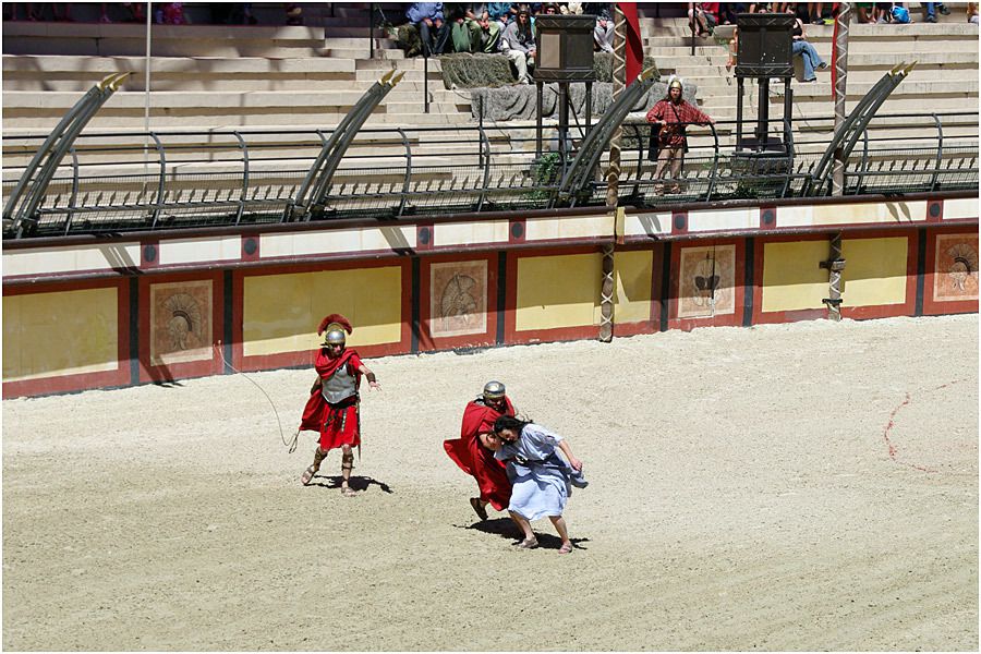 Le Puy du Fou - le stadium Gallo-Romain - les jeux du cirque