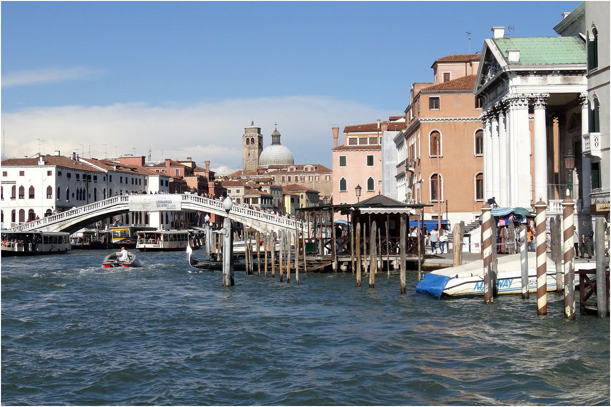 Venise - le Grand Canal - le pont des Déchaussés