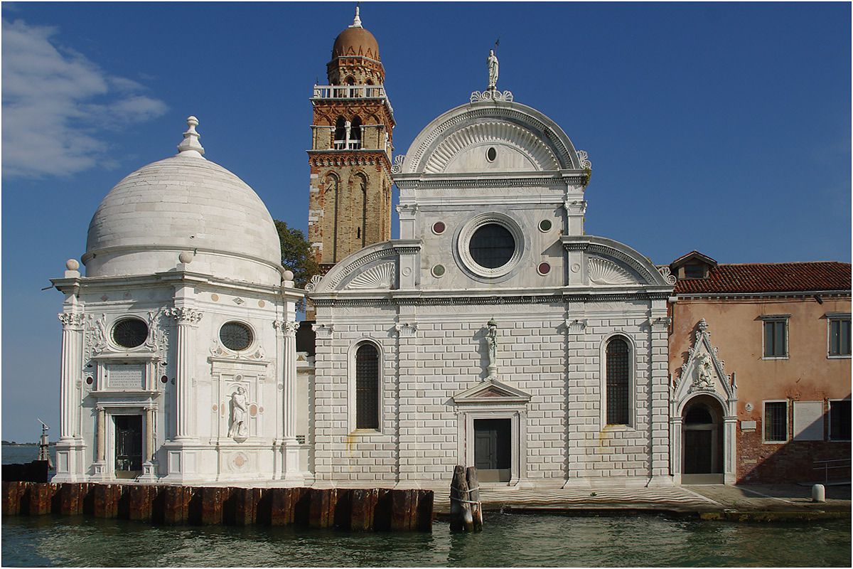 Venise - septembre 2013 - grand tour en vaporetto - cimetière de Venise