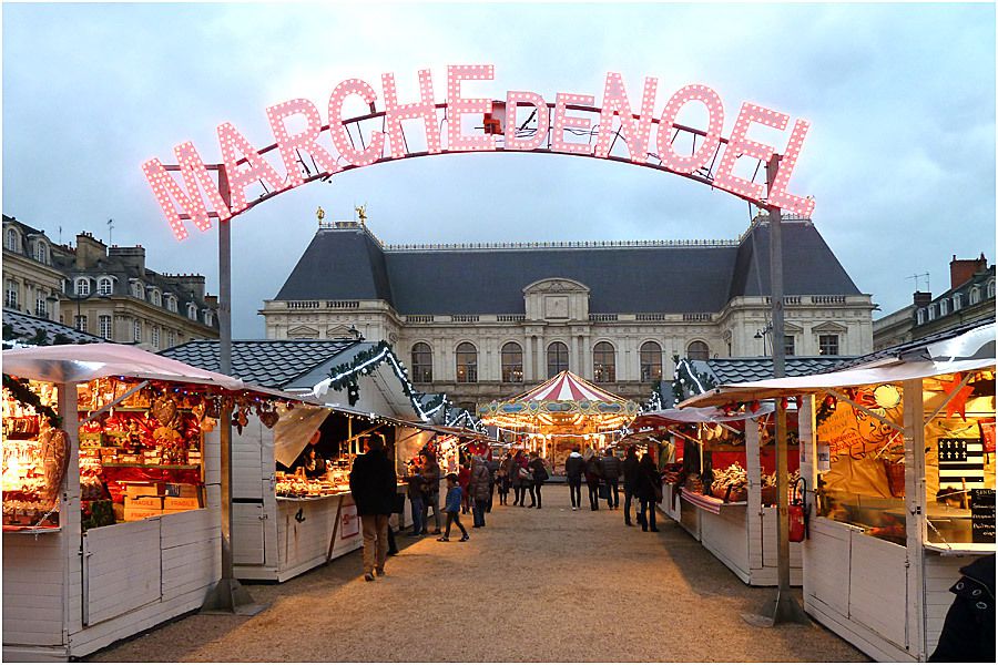 Rennes - marché de Noël