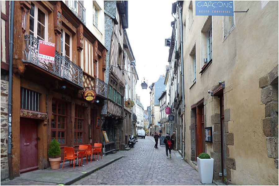 dans le vieux Rennes