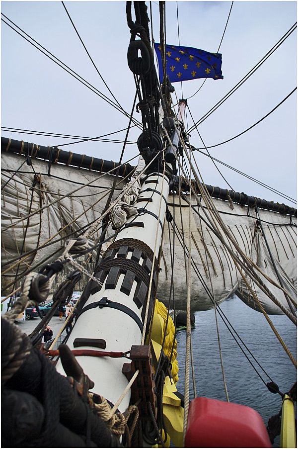 L'Hermione au port de Saint Malo