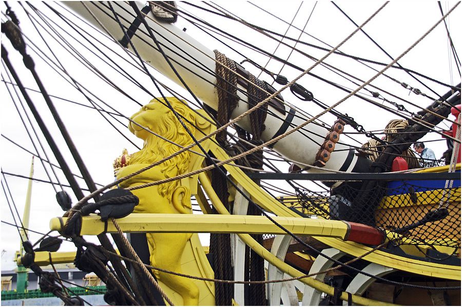 L'Hermione au port de Saint Malo