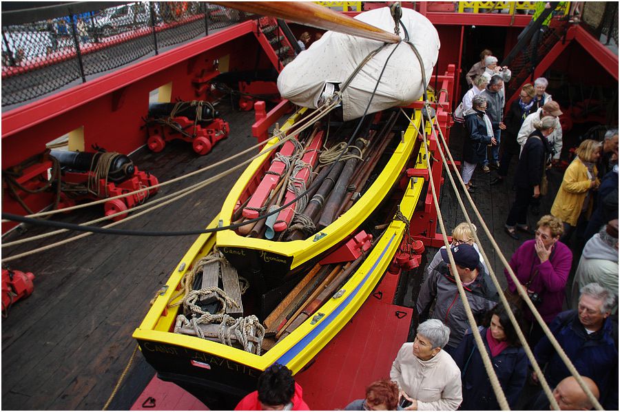 L'Hermione au port de Saint Malo