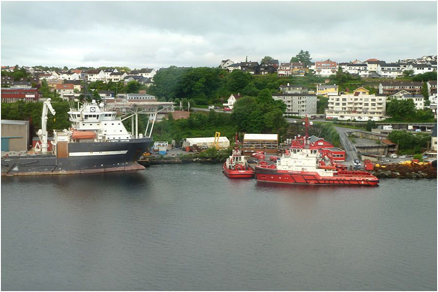 Croisière en Norvège - arrivée au port de Stavanger