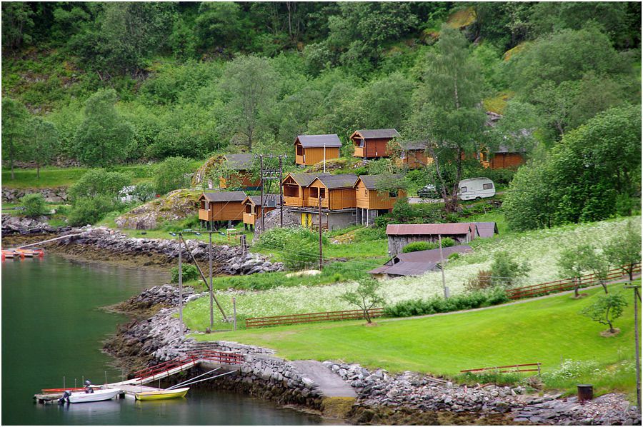 dans le fjord de Geiranger 