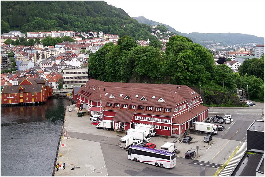 Costa Magica - Bergen - arrivée au port