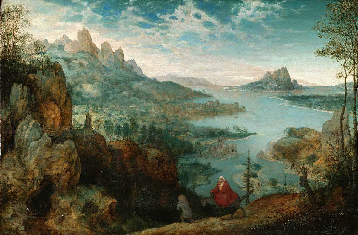 Brueghel l'ancien - La fuite en Egypte - 1563