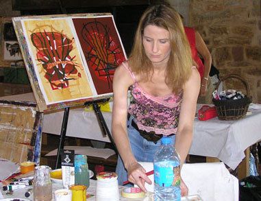 Stages de peinture "Peindre en liberté" avec Yves Desvaux Veeska