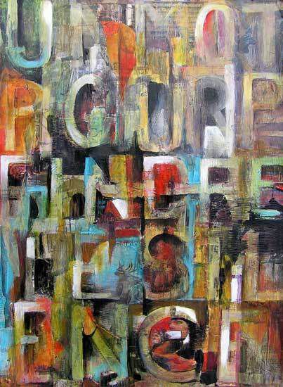 Stage Peindre en liberté - Peinture de Colette Roullin
