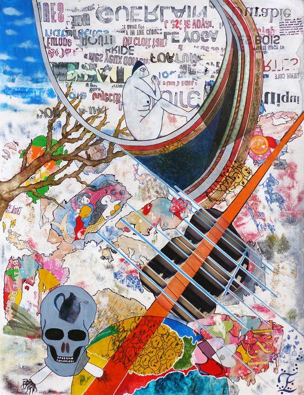 Peintures en neuf mois - Elodie Blum-Fontan - Peindre en liberté