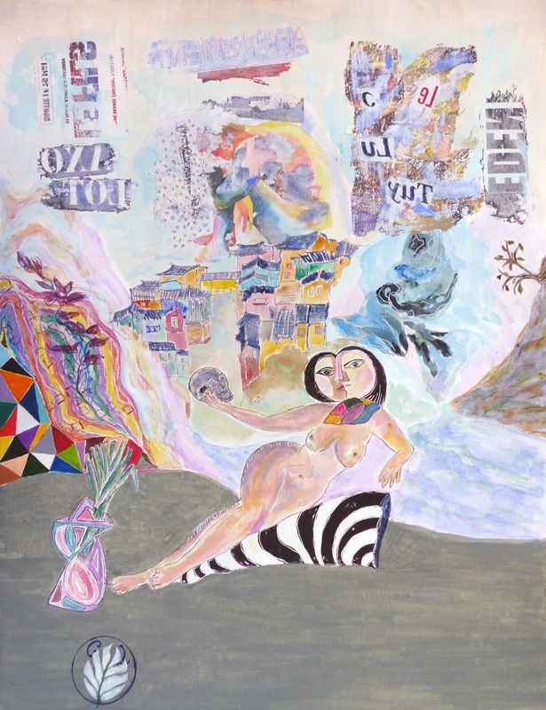 Peintures en neuf mois- Chantal Lévêque - Peindre en liberté