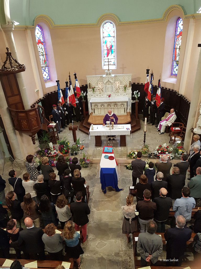 JASSES : La vallée d'Aspe a rendu un dernier hommage à  Marcel Minvielle... dans l'église où il avait été baptisé