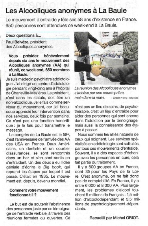Ouest-France, 16 11 2018