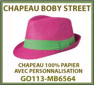 Chapeaux Boby Street en papier GO113-MB6564