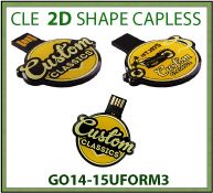 Clés usb à la forme Shape Capless - GO14-15UFORM3