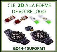 Clés usb à la forme de votre logo - GO14-15UFORM1