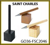 Stylo de comptoir St Charles bois certifiés FSC® - GO36-FSC2046