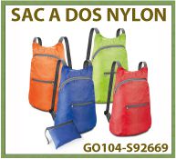 sac a dos piables en nylon GO104-S92669