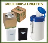 mouchoirs et lingettes publicitaires