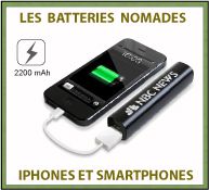 Batteries nomades publicitaires